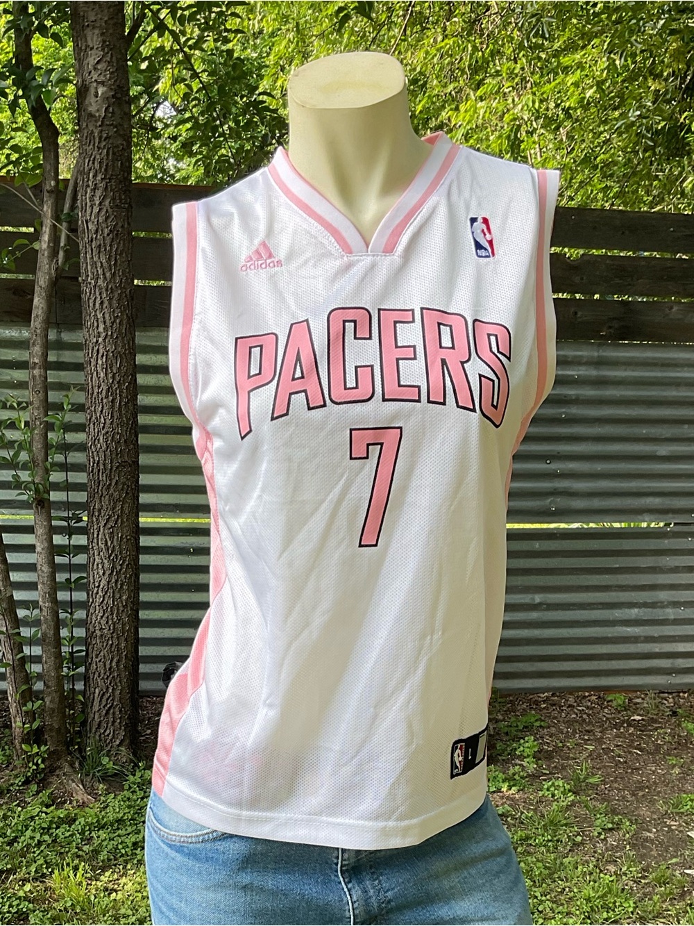 Adidas Indiana Pacers Jermaine O’Neal NBA Jersey Youth Large Adult Small